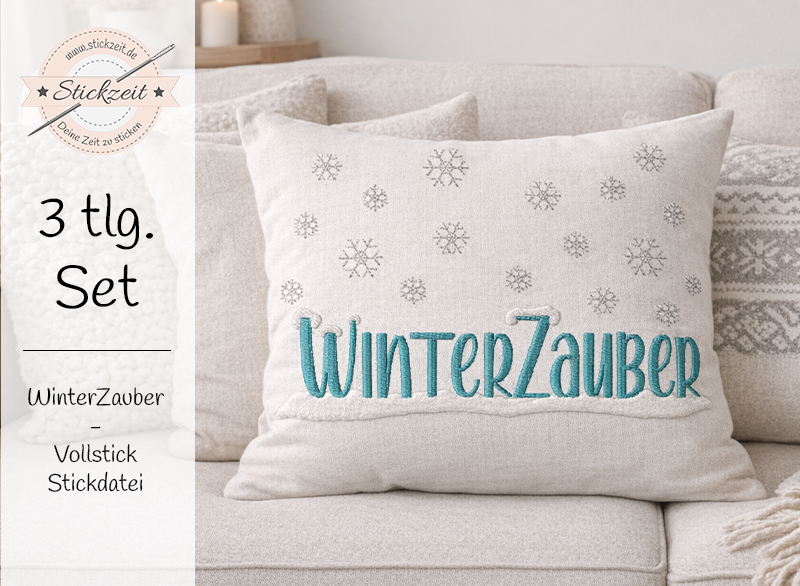 Winterzauber - Vollstick Stickdatei